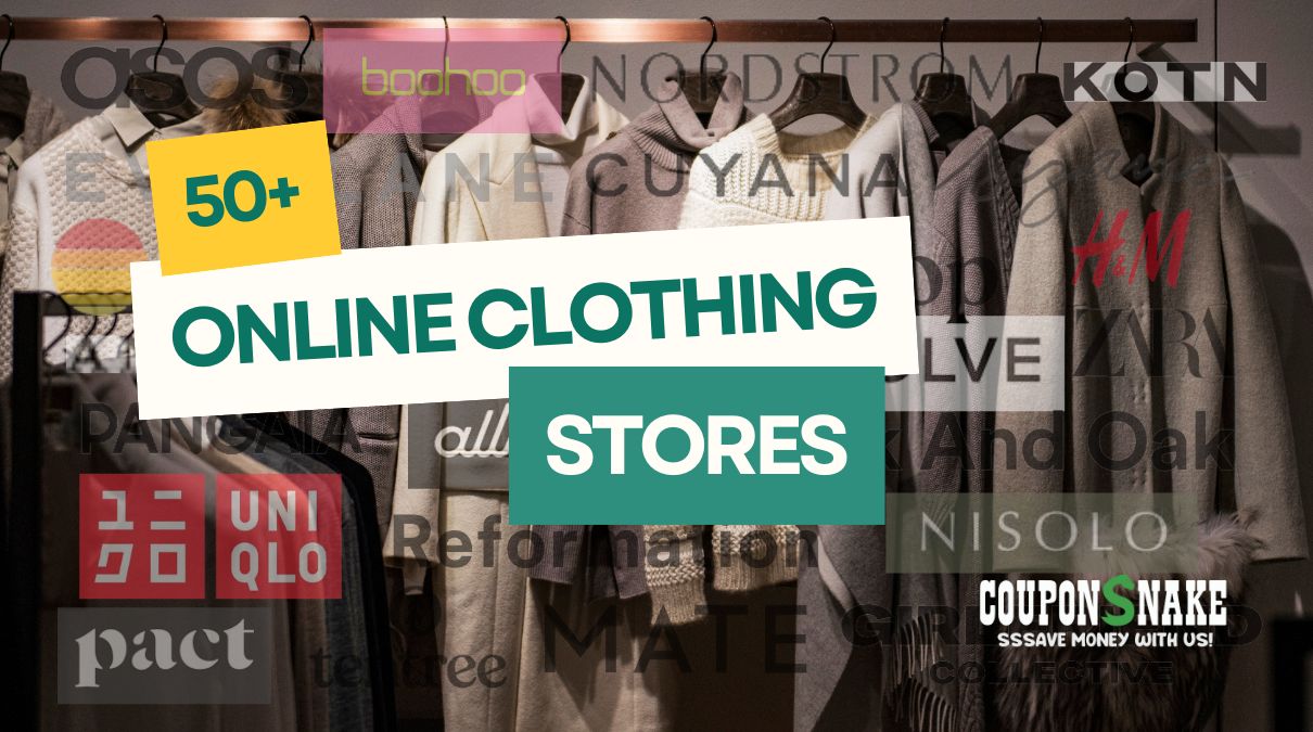 52 Online Clothing Stores for a Trendier, More Fashionable Wardrobe