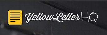 Yellow Letter HQ Logo