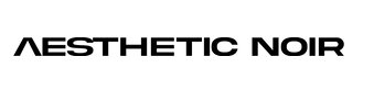Aesthetic Noir Clothing Logo