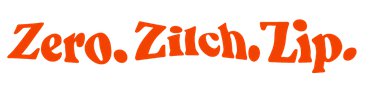 Zero Zilch Zip UK Logo
