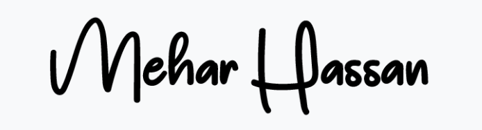 Mehar Hassan Logo