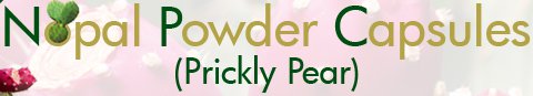 Nopal Powder Capsules Logo